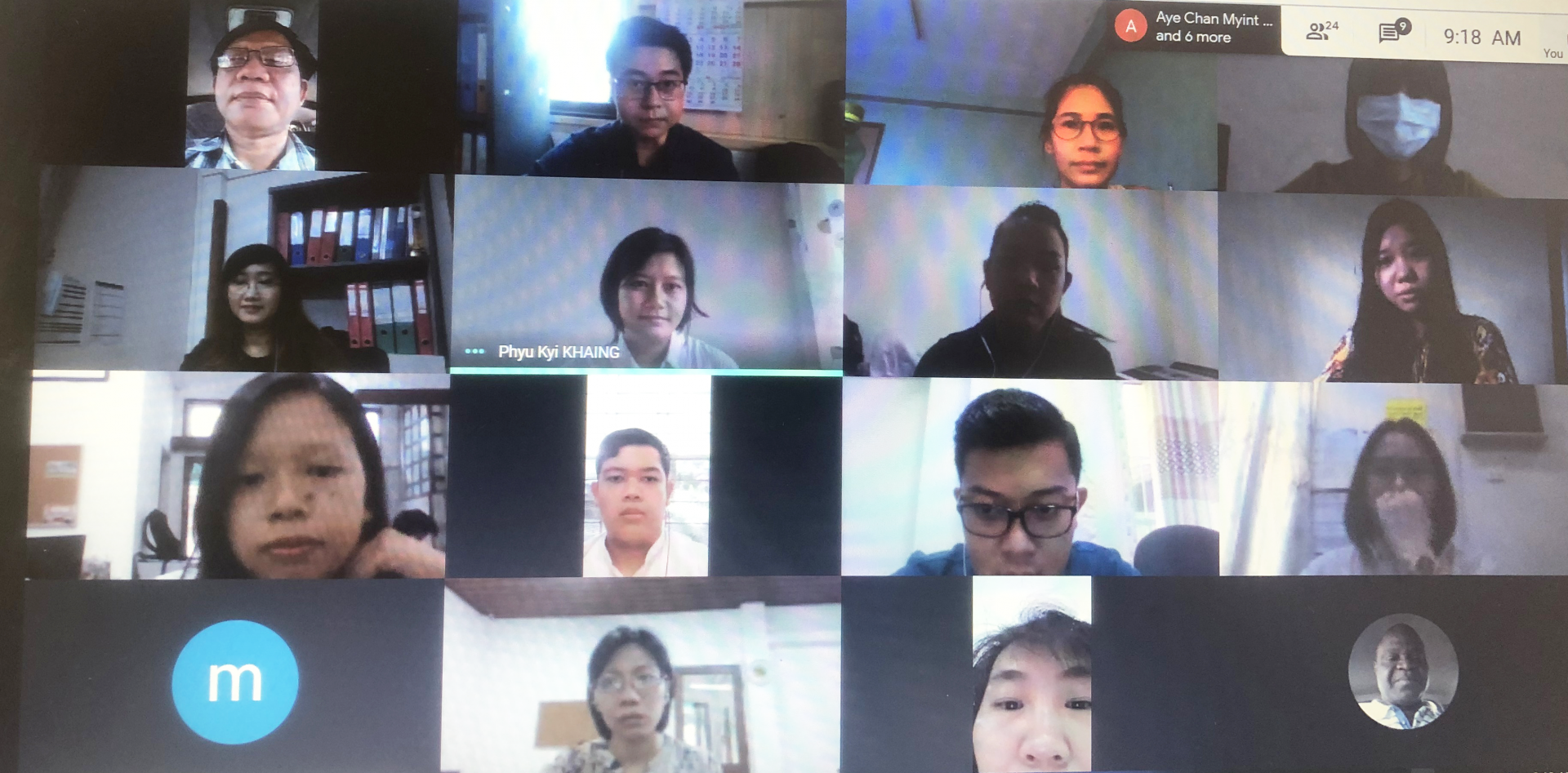 Participants at the virtual meeting for "Detailed Planning and Budgeting kick off Workshop for 2021-2023" in June. PSEA orientation sessions are provided to the Sub-recipients during these workshops. Photo: UNOPS Participants at the virtual meeting for "Detailed Planning and Budgeting kick off Workshop for 2021-2023" in June. PSEA orientation sessions are provided to the Sub-recipients during these workshops. Photo: UNOPS
