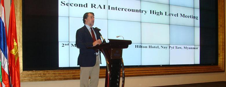 Dr Pedro Alonso, Director of the Global Malaria Programme, World Health Organization, delivers a speech